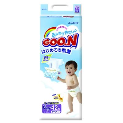 Лот: 4291524. Фото: 1. Японские подгузники COO.N XL... Детская гигиена