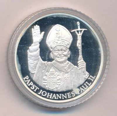 Лот: 10624137. Фото: 1. Германия медаль 1987 папа Иоанн... Сувенирные
