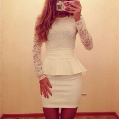 Лот: 10634925. Фото: 1. Платье со съемной баской, новое... Платья