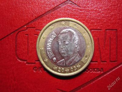 Лот: 1630082. Фото: 1. 1 евро Испания 2003г. Европа