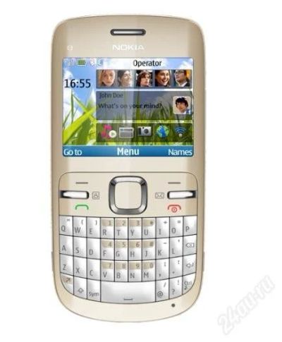 Лот: 1499857. Фото: 1. Nokia C3 Gold (в золотом корпусе... Кнопочные мобильные телефоны