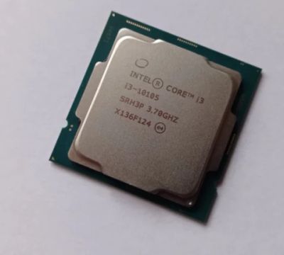 Лот: 19136596. Фото: 1. Процессор Intel Core i3-10105... Процессоры