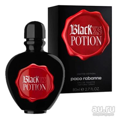 Лот: 8602179. Фото: 1. Paco Rabanne Black XS Potion for... Женская парфюмерия