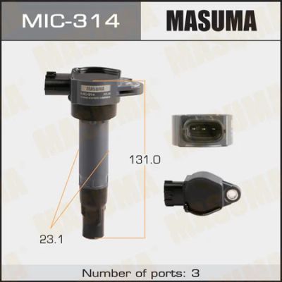 Лот: 18607341. Фото: 1. Катушка зажигания masuma mitsubishi... Электрооборудование