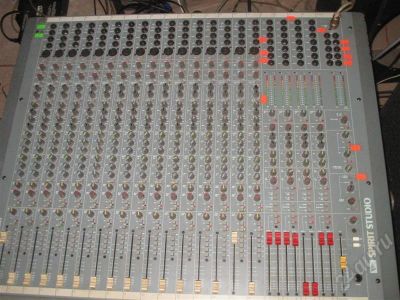 Лот: 245450. Фото: 1. SOUNDCRAFT SPIRIT STUDIO. Микшерный... Микшеры, предусилители, микрофонные эффекты