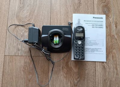 Лот: 25747142. Фото: 1. Телефон Panasonic модель KX-TG1105RU... DECT и радиотелефоны