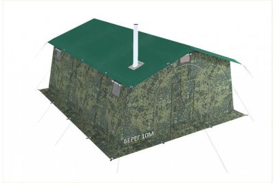 Лот: 3710455. Фото: 1. Армейская палатка БЕРЕГ-10М2... Палатки, тенты