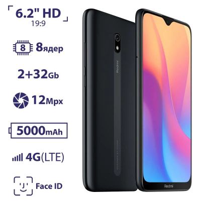 Лот: 16187518. Фото: 1. Смартфон Xiaomi Redmi 8A 2/32Gb... Смартфоны