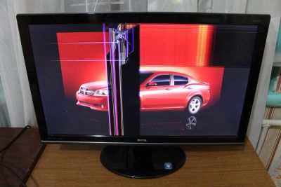 Лот: 5044543. Фото: 1. Монитор BenQ EW2420. Битая матрица... ЖК-мониторы