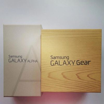 Лот: 4844264. Фото: 1. Samsung Galaxy Alpha + Galaxy... Смартфоны