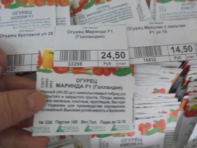 Лот: 6875429. Фото: 1. Семена. Огурец " Маринда" (Голландия... Овощи
