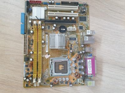 Лот: 17932439. Фото: 1. материнская плата ASUS P5GC-MX... Материнские платы