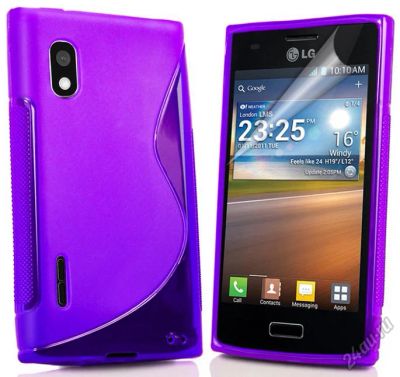 Лот: 5865970. Фото: 1. Бампер для LG Optimus L5 E610... Чехлы, бамперы