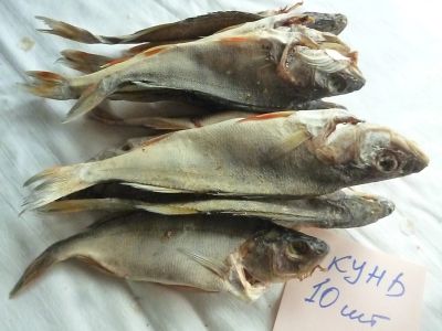 Лот: 23360179. Фото: 1. Окунь вяленый к пиву 10 шт. Икра, рыба, морепродукты