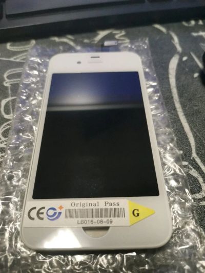 Лот: 18610958. Фото: 1. Дисплей для iPhone 4 в сборе Белый. Дисплеи, дисплейные модули, тачскрины