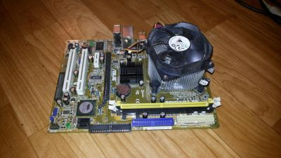 Лот: 6196215. Фото: 1. Материнская плата Asus P5VD2-MX... Материнские платы