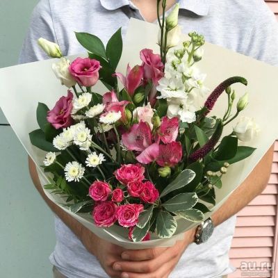 Лот: 13737702. Фото: 1. Лот № 467 Букет Весна - 1600р. Свежие цветы