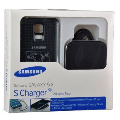 Лот: 7409966. Фото: 1. Беспроводная зарядка Galaxy S5... Зарядные устройства, блоки питания, адаптеры сетевые для смартфонов