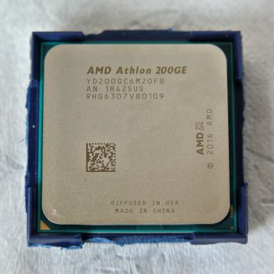 Лот: 19506386. Фото: 1. AMD Athlon 200GE (AM4, 2x3200MHz... Процессоры