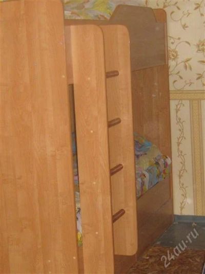 Лот: 1806542. Фото: 1. Двухъярусная кровать. Детские кровати и кроватки