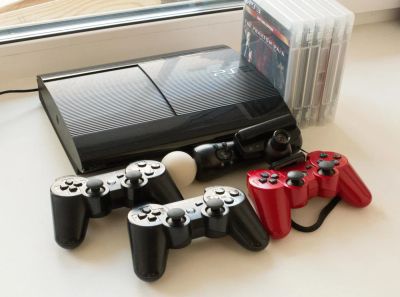 Лот: 9781609. Фото: 1. Sony Play Station 3 500 GB + 3... Консоли