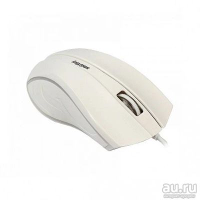 Лот: 14291908. Фото: 1. Мышь SmartBuy SBM-338-W USB белая... Клавиатуры и мыши