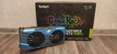 Лот: 18572265. Фото: 1. Geforce GTX 1080 Ti Palit Gamerock. Видеокарты