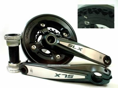 Лот: 5250066. Фото: 1. Система Shimano SLX, FC-M665... Запчасти