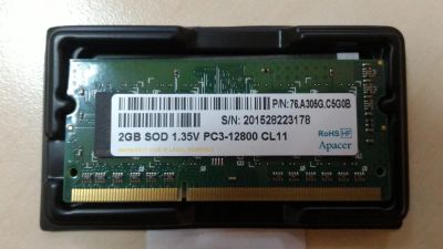 Лот: 7000049. Фото: 1. SO-DIMM DDR3L 2GB Apacer. Оперативная память