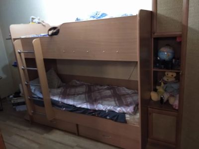 Лот: 20010093. Фото: 1. Кровать двухярусная. Кровати