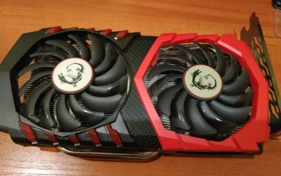 Лот: 15601826. Фото: 1. GTX 1050 MSI Gaming X. Видеокарты