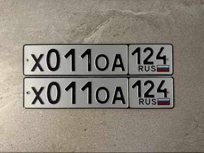 Лот: 25371315. Фото: 1. Продам гос.номер Х 011 ОА 124. Госномера