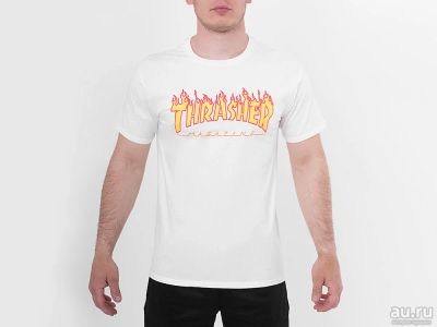 Лот: 12686276. Фото: 1. Футболка THRASHER (6831) Размер... Футболки, поло