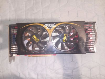 Лот: 17078486. Фото: 1. Palit GTX 260. Видеокарты