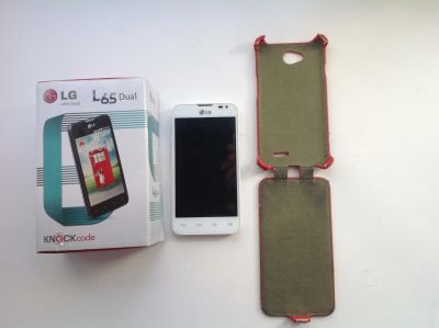 Лот: 12274486. Фото: 1. Смартфон LG L65 D285, как новый... Смартфоны