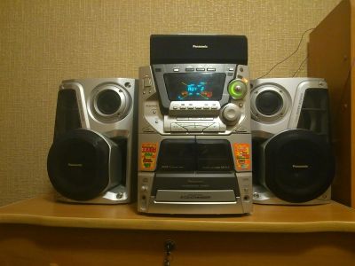 Лот: 3694871. Фото: 1. Panasonic муз. центр 5 колонок... Музыкальные центры, магнитолы