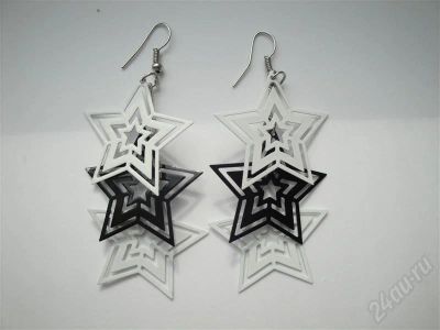 Лот: 492940. Фото: 1. Стильные сережки № 15 :)). Серьги, каффы