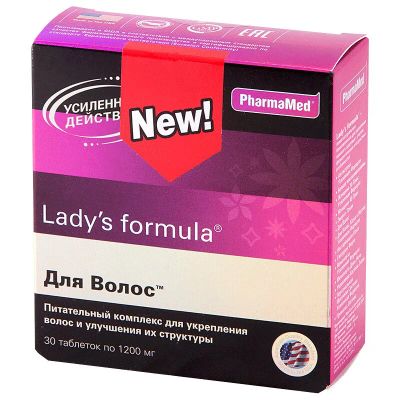 Лот: 23723636. Фото: 1. Lady's Formula Для Волос таблетки... Лекарства