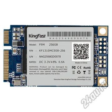 Лот: 5943387. Фото: 1. SSD KingFast K9m 256Gb mSATA. SSD-накопители