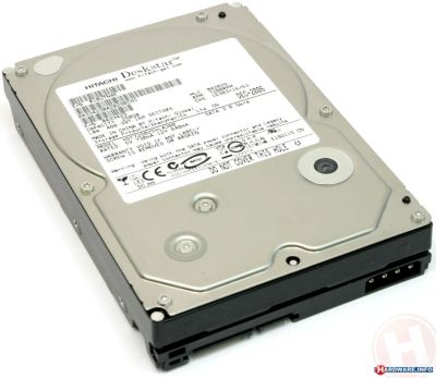 Лот: 7704262. Фото: 1. Жесткий диск Hitachi Deskstar... Жёсткие диски (HDD)
