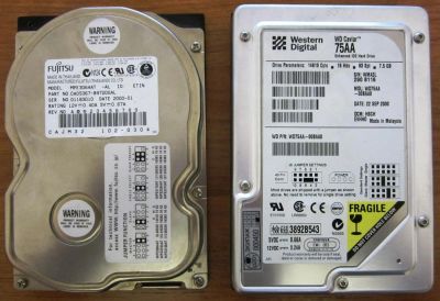 Лот: 6811644. Фото: 1. Жесткие диски IDE 7,5Gb и 6Gb... Жёсткие диски (HDD)