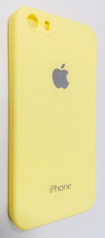 Лот: 14714179. Фото: 1. Чехол для iPhone 5/5S Apple жёлтый... Чехлы, бамперы
