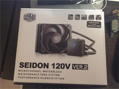 Лот: 11051780. Фото: 1. Cooler Master Seidon 120V VER... Системы охлаждения