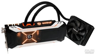 Лот: 18263959. Фото: 1. Gigabyte GTX 1080 Waterforce. Видеокарты