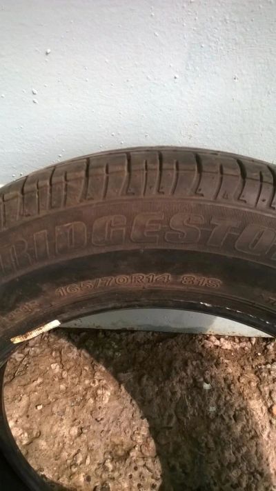 Лот: 4351849. Фото: 1. Bridgestone b391 165 70 R14. Шины