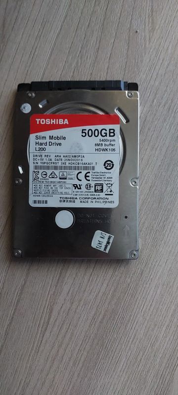 Лот: 23340688. Фото: 1. Hdd. Жёсткие диски (HDD)