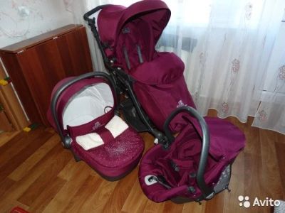 Лот: 10090048. Фото: 1. Итальянская Коляска 3 в 1 CAM... Коляски