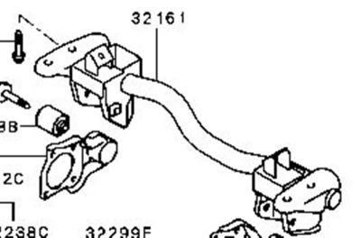 Лот: 21419927. Фото: 1. балка подвески Mitsubishi Pajero... Ходовая, подвеска, рулевое управление