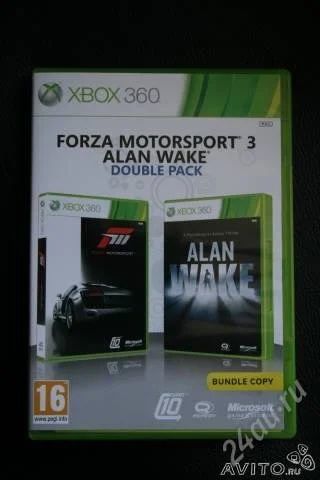 Лот: 1193663. Фото: 1. Alan Wake & Forza Motorsport 3. Игры для консолей