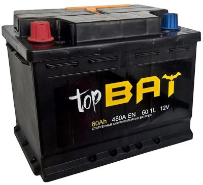 Лот: 11111308. Фото: 1. Аккумулятор TopBat 60.1 6СТ-60... Аккумуляторы